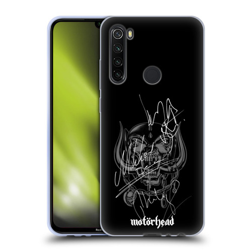 Motorhead Graphics Signatures Soft Gel Case for Xiaomi Redmi Note 8T