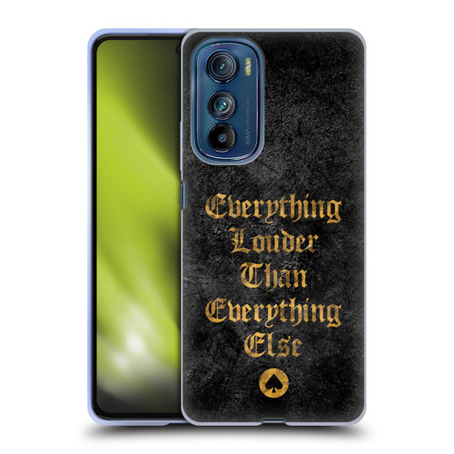 Motorhead Key Art Everything Louder Soft Gel Case for Motorola Edge 30