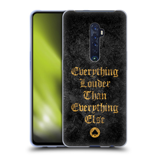 Motorhead Key Art Everything Louder Soft Gel Case for OPPO Reno 2