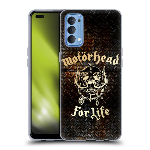 Motorhead Key Art For Life Soft Gel Case for OPPO Reno 4 5G