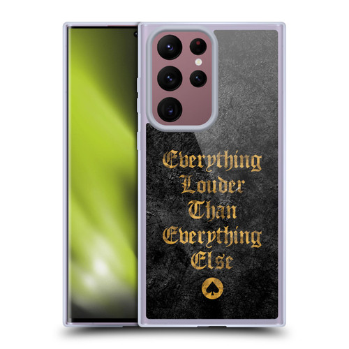 Motorhead Key Art Everything Louder Soft Gel Case for Samsung Galaxy S22 Ultra 5G