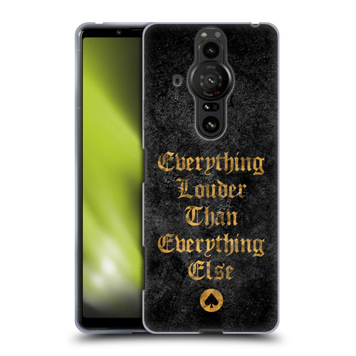 Motorhead Key Art Everything Louder Soft Gel Case for Sony Xperia Pro-I