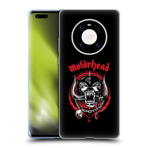 Motorhead Logo Everything Louder Than Everything Else Soft Gel Case for Huawei Mate 40 Pro 5G