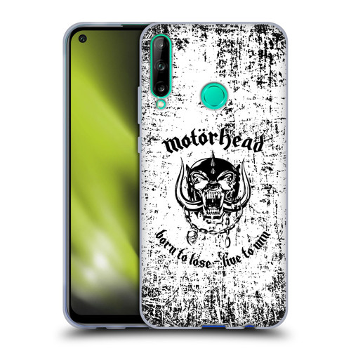 Motorhead Logo Born To Lose Live To Win Soft Gel Case for Huawei P40 lite E