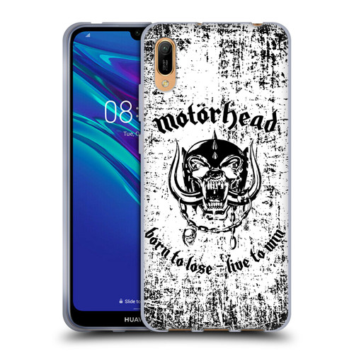 Motorhead Logo Born To Lose Live To Win Soft Gel Case for Huawei Y6 Pro (2019)