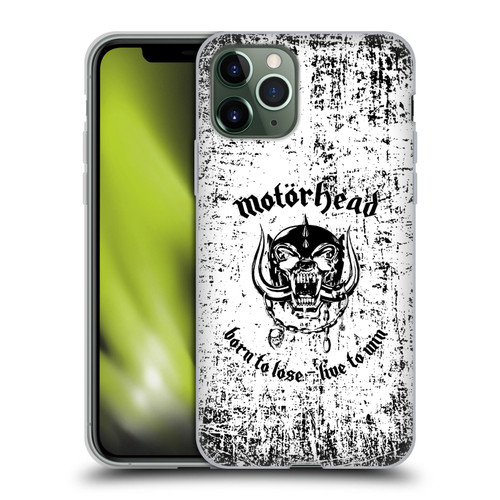 Motorhead Logo Born To Lose Live To Win Soft Gel Case for Apple iPhone 11 Pro