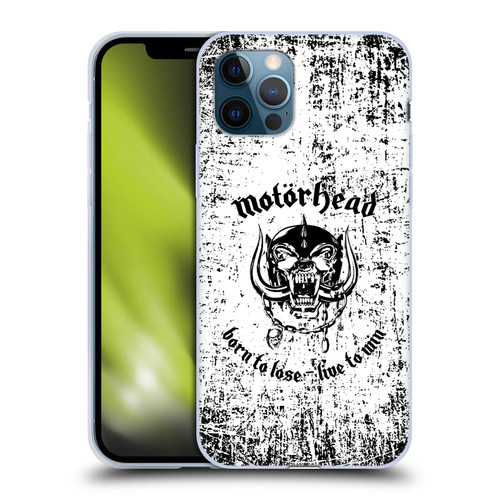 Motorhead Logo Born To Lose Live To Win Soft Gel Case for Apple iPhone 12 / iPhone 12 Pro