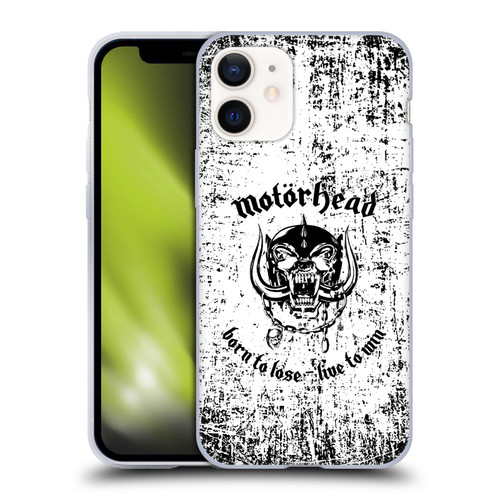 Motorhead Logo Born To Lose Live To Win Soft Gel Case for Apple iPhone 12 Mini