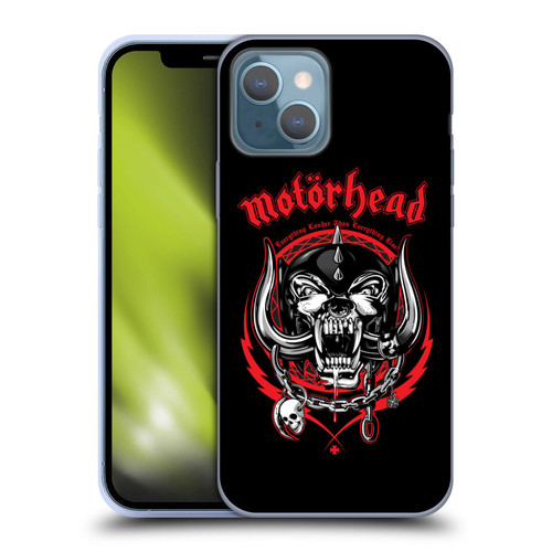 Motorhead Logo Everything Louder Than Everything Else Soft Gel Case for Apple iPhone 13