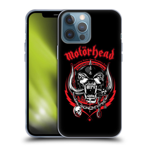 Motorhead Logo Everything Louder Than Everything Else Soft Gel Case for Apple iPhone 13 Pro Max