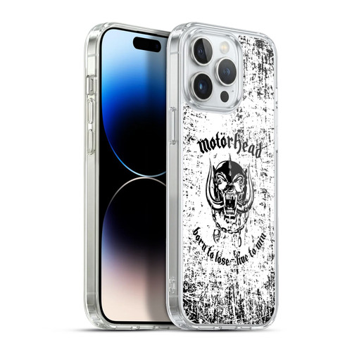 Motorhead Logo Born To Lose Live To Win Soft Gel Case for Apple iPhone 13 Pro Max & MagSafe