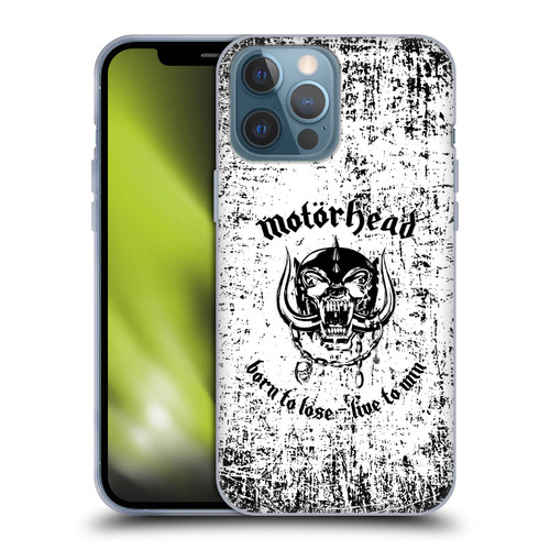 Motorhead Logo Born To Lose Live To Win Soft Gel Case for Apple iPhone 13 Pro Max