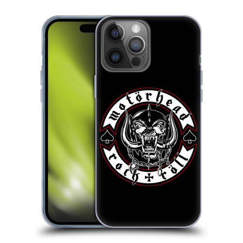 Motorhead Logo Rock & Roll Soft Gel Case for Apple iPhone 14 Pro Max