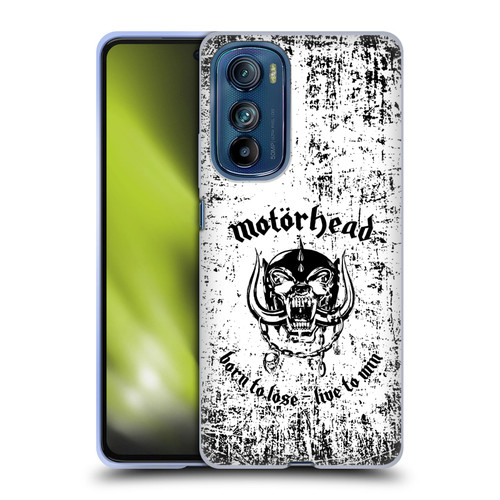 Motorhead Logo Born To Lose Live To Win Soft Gel Case for Motorola Edge 30