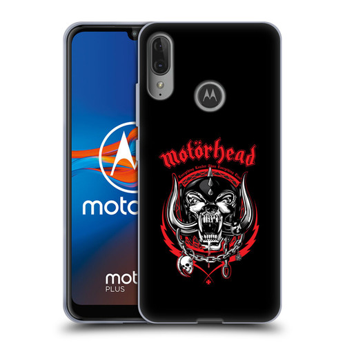 Motorhead Logo Everything Louder Than Everything Else Soft Gel Case for Motorola Moto E6 Plus