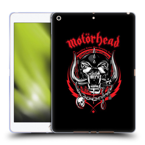 Motorhead Logo Everything Louder Than Everything Else Soft Gel Case for Apple iPad 10.2 2019/2020/2021