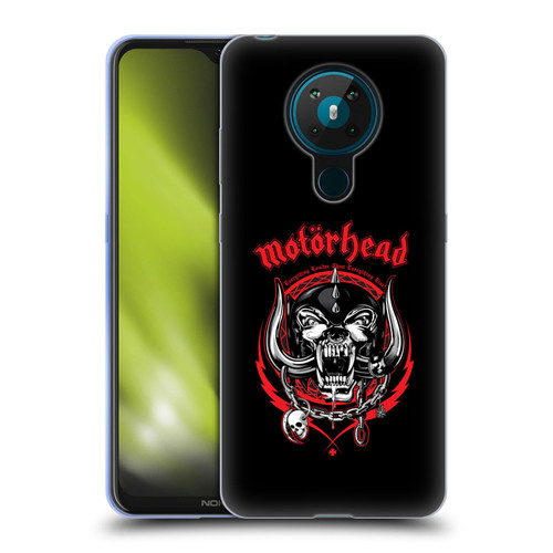 Motorhead Logo Everything Louder Than Everything Else Soft Gel Case for Nokia 5.3