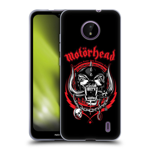 Motorhead Logo Everything Louder Than Everything Else Soft Gel Case for Nokia C10 / C20