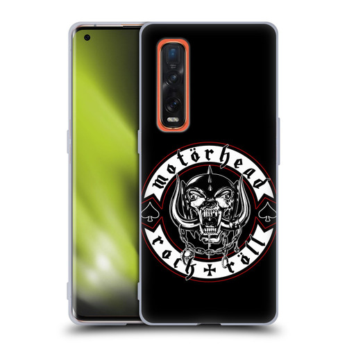 Motorhead Logo Rock & Roll Soft Gel Case for OPPO Find X2 Pro 5G