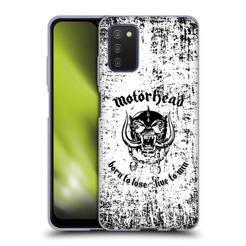 Motorhead Logo Born To Lose Live To Win Soft Gel Case for Samsung Galaxy A03s (2021)