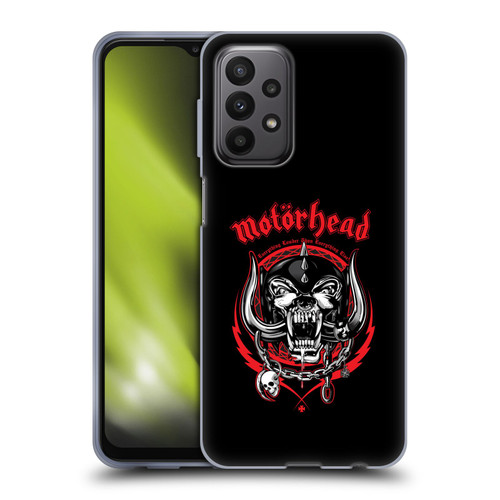 Motorhead Logo Everything Louder Than Everything Else Soft Gel Case for Samsung Galaxy A23 / 5G (2022)
