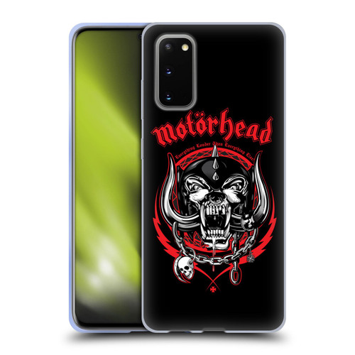 Motorhead Logo Everything Louder Than Everything Else Soft Gel Case for Samsung Galaxy S20 / S20 5G