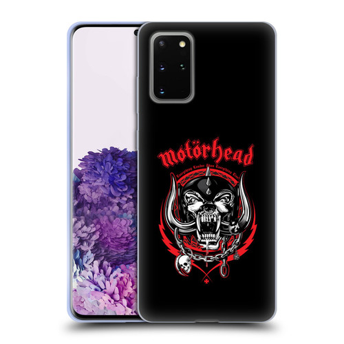 Motorhead Logo Everything Louder Than Everything Else Soft Gel Case for Samsung Galaxy S20+ / S20+ 5G