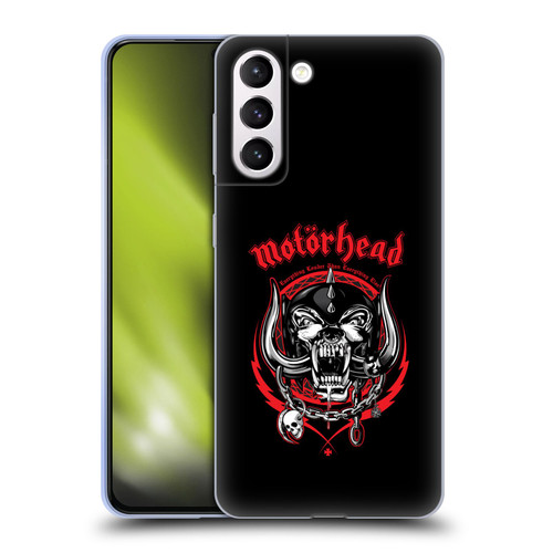 Motorhead Logo Everything Louder Than Everything Else Soft Gel Case for Samsung Galaxy S21+ 5G