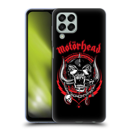 Motorhead Logo Everything Louder Than Everything Else Soft Gel Case for Samsung Galaxy M33 (2022)