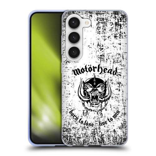 Motorhead Logo Born To Lose Live To Win Soft Gel Case for Samsung Galaxy S23 5G