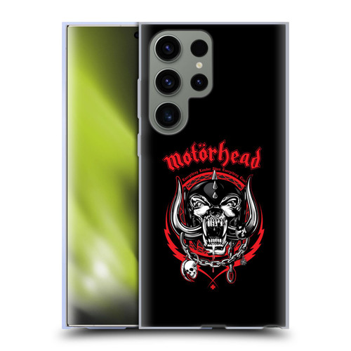 Motorhead Logo Everything Louder Than Everything Else Soft Gel Case for Samsung Galaxy S23 Ultra 5G