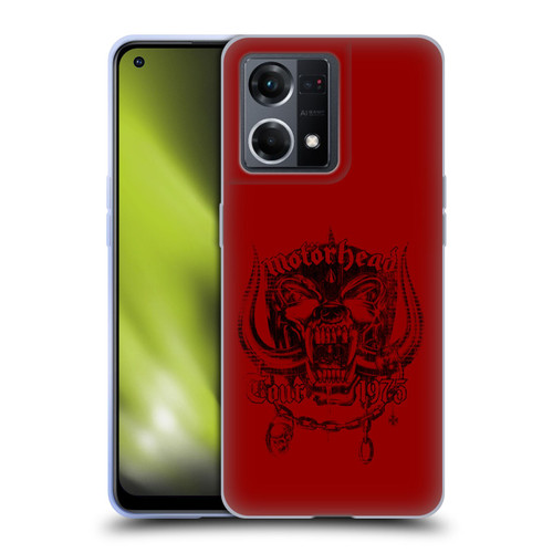 Motorhead Tours 1975 Soft Gel Case for OPPO Reno8 4G