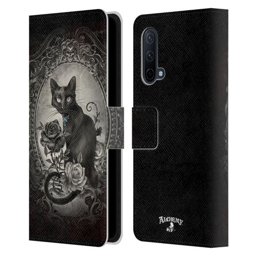 Alchemy Gothic Cats Paracelsus Leather Book Wallet Case Cover For OnePlus Nord CE 5G