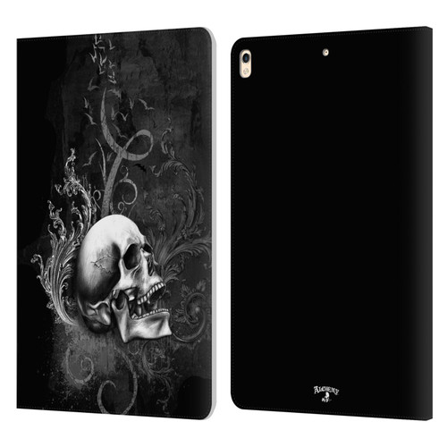 Alchemy Gothic Skull De Profundis Leather Book Wallet Case Cover For Apple iPad Pro 10.5 (2017)