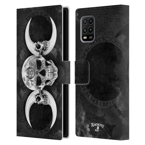 Alchemy Gothic Skull Dark Goddess Moon Leather Book Wallet Case Cover For Xiaomi Mi 10 Lite 5G