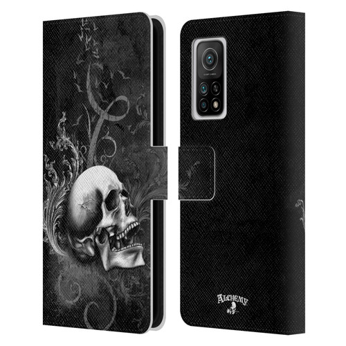 Alchemy Gothic Skull De Profundis Leather Book Wallet Case Cover For Xiaomi Mi 10T 5G