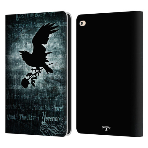 Alchemy Gothic Wing Nevermore Leather Book Wallet Case Cover For Apple iPad Air 2 (2014)