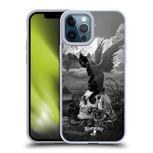 Alchemy Gothic Cats Nine Lives Of Poe Skull Soft Gel Case for Apple iPhone 12 Pro Max