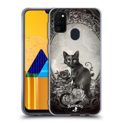 Alchemy Gothic Cats Paracelsus Soft Gel Case for Samsung Galaxy M30s (2019)/M21 (2020)
