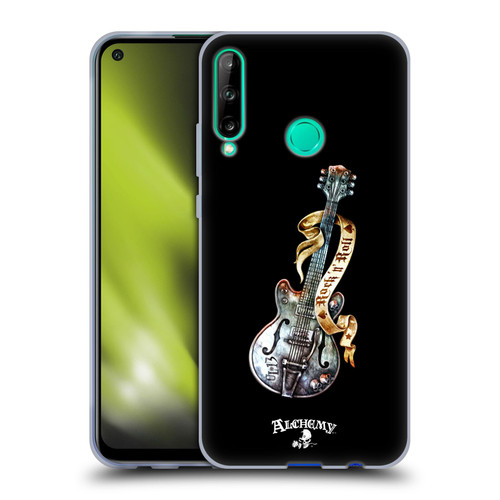 Alchemy Gothic Illustration Rock'it 56 Guitar Soft Gel Case for Huawei P40 lite E