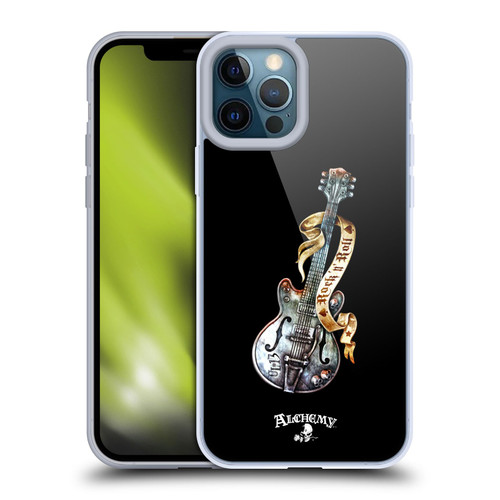 Alchemy Gothic Illustration Rock'it 56 Guitar Soft Gel Case for Apple iPhone 12 Pro Max