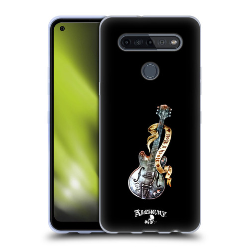Alchemy Gothic Illustration Rock'it 56 Guitar Soft Gel Case for LG K51S