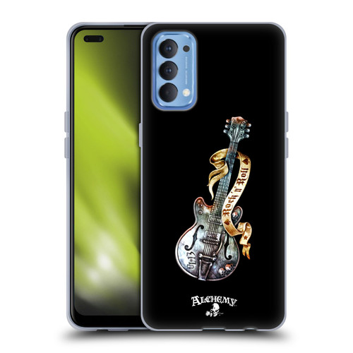 Alchemy Gothic Illustration Rock'it 56 Guitar Soft Gel Case for OPPO Reno 4 5G