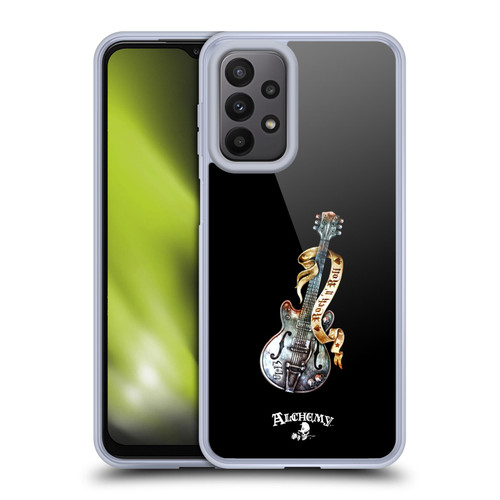 Alchemy Gothic Illustration Rock'it 56 Guitar Soft Gel Case for Samsung Galaxy A23 / 5G (2022)