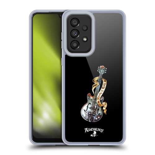 Alchemy Gothic Illustration Rock'it 56 Guitar Soft Gel Case for Samsung Galaxy A33 5G (2022)