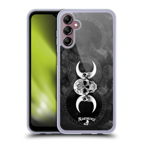 Alchemy Gothic Skull Dark Goddess Moon Soft Gel Case for Samsung Galaxy A14 5G