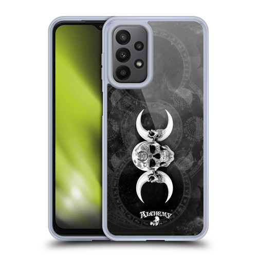 Alchemy Gothic Skull Dark Goddess Moon Soft Gel Case for Samsung Galaxy A23 / 5G (2022)