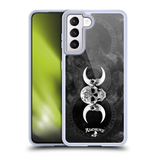 Alchemy Gothic Skull Dark Goddess Moon Soft Gel Case for Samsung Galaxy S21 5G