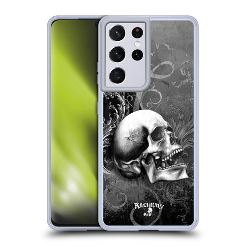 Alchemy Gothic Skull De Profundis Soft Gel Case for Samsung Galaxy S21 Ultra 5G