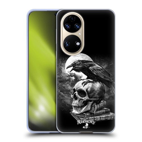 Alchemy Gothic Wing Poe's Raven Soft Gel Case for Huawei P50